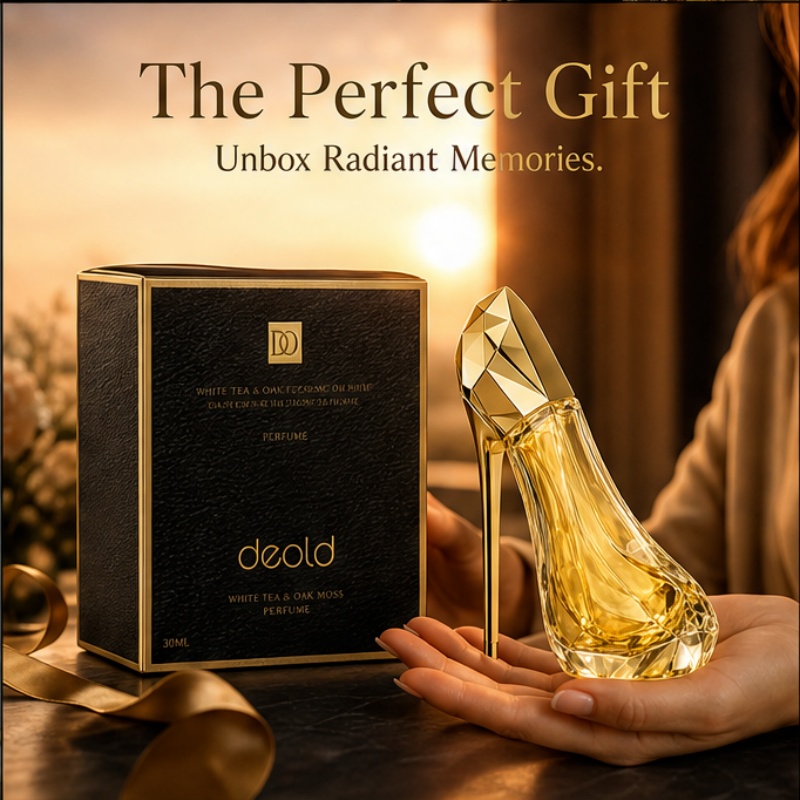 Perfume Fragrance Bottle - Luxueus gouden damesparfum in de vorm