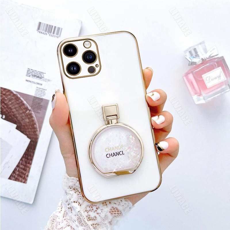 Perfume X - Drijfzand Parfum Houder Telefoon Hoesje Op