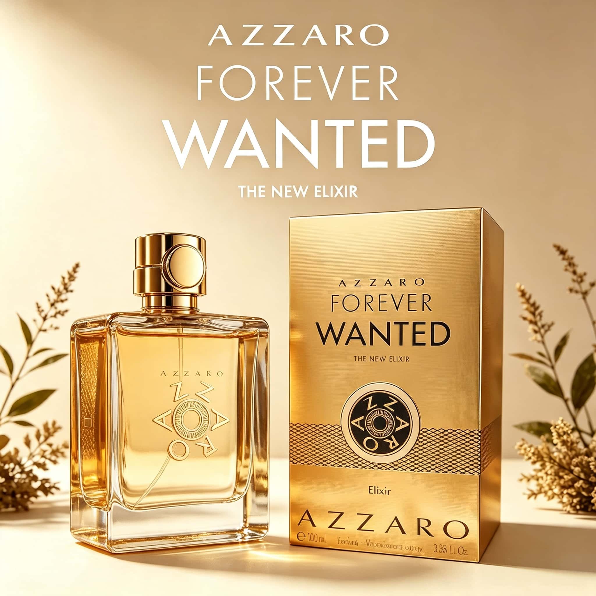 Perfume Fragrance Bottle - Azzaro Forever Wanted Elixir Parfum 100ML