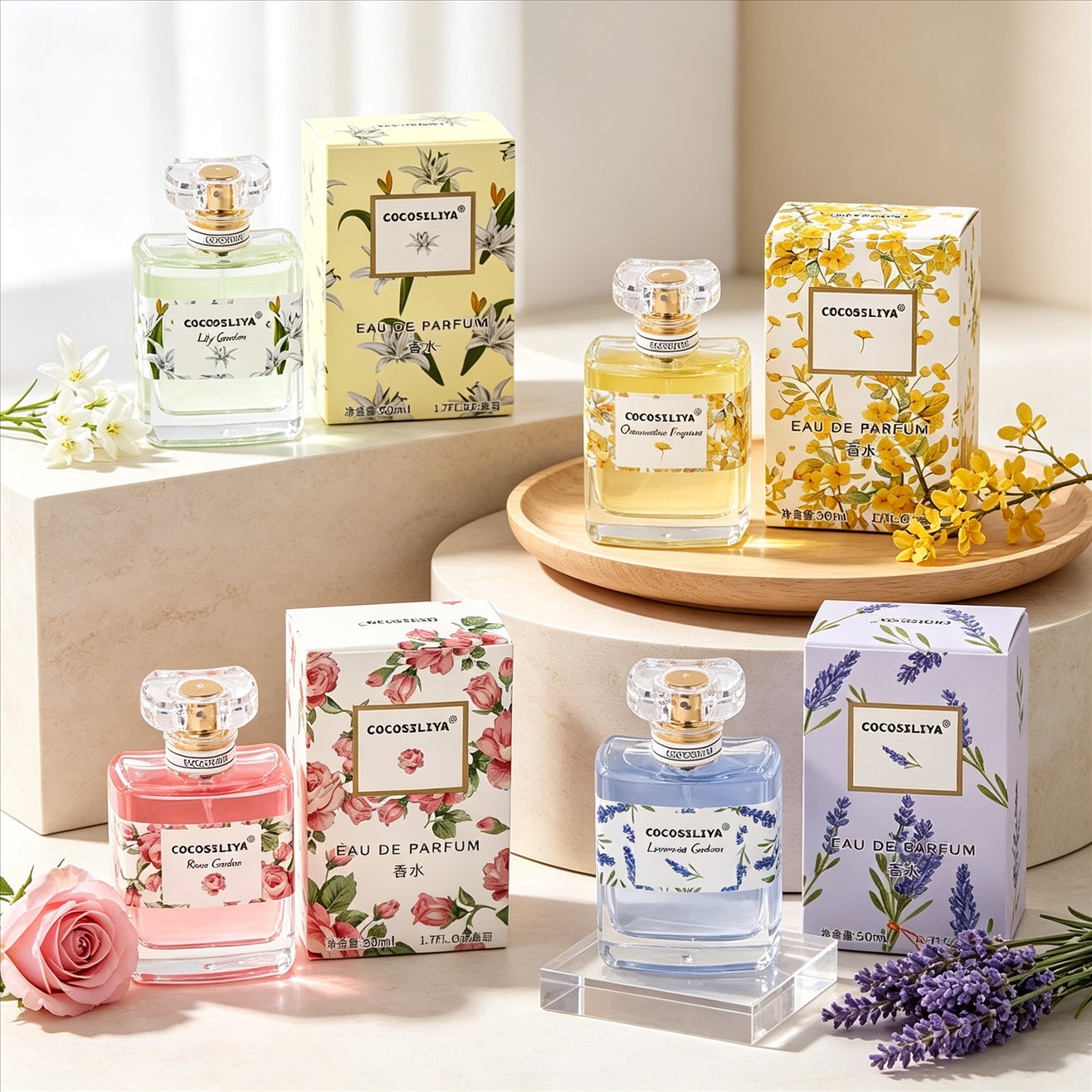 Perfume X - COCOSILIYA Damesparfum, 1,7 oz X 2-pack,