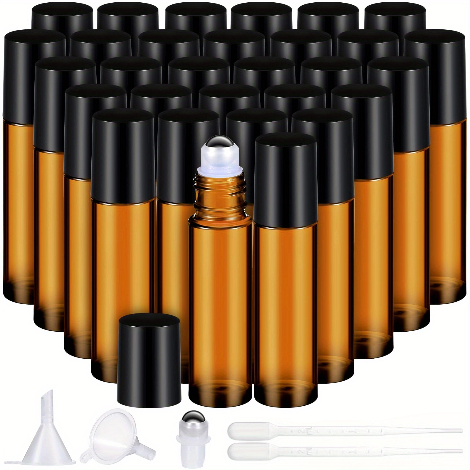 Attar Oil Roll On - 8/30 Stuks Glazen Roll Op Fles