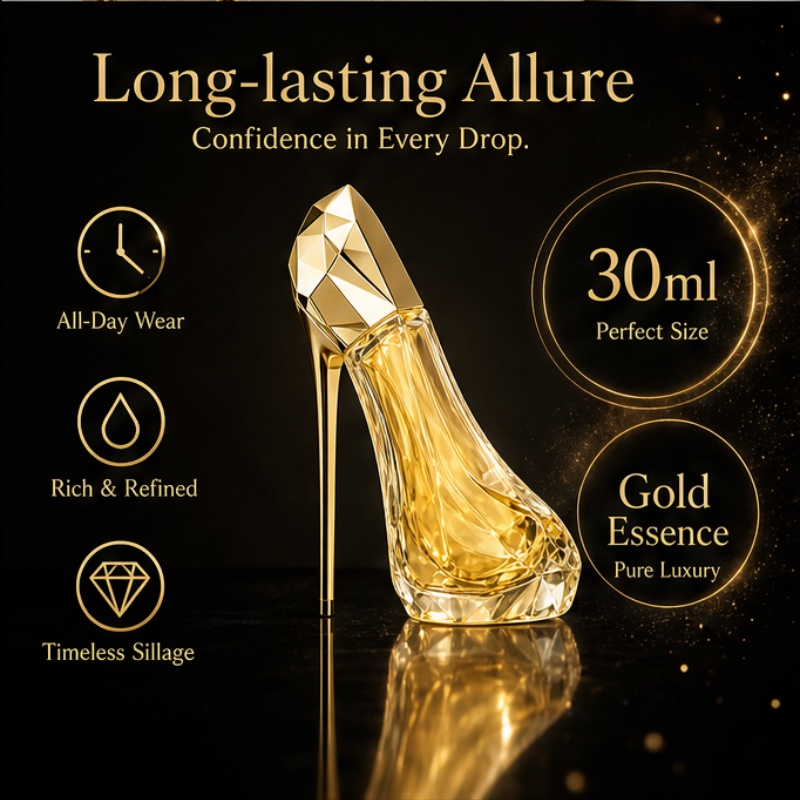 Luxueus gouden damesparfum in  - Perfume Fragrance Bottle recensie en prijs