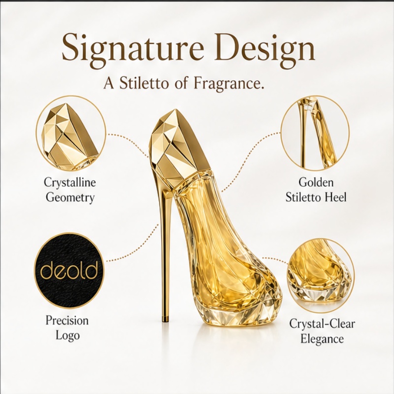 Luxueus gouden damesparfum in  - Perfume Fragrance Bottle recensie en prijs