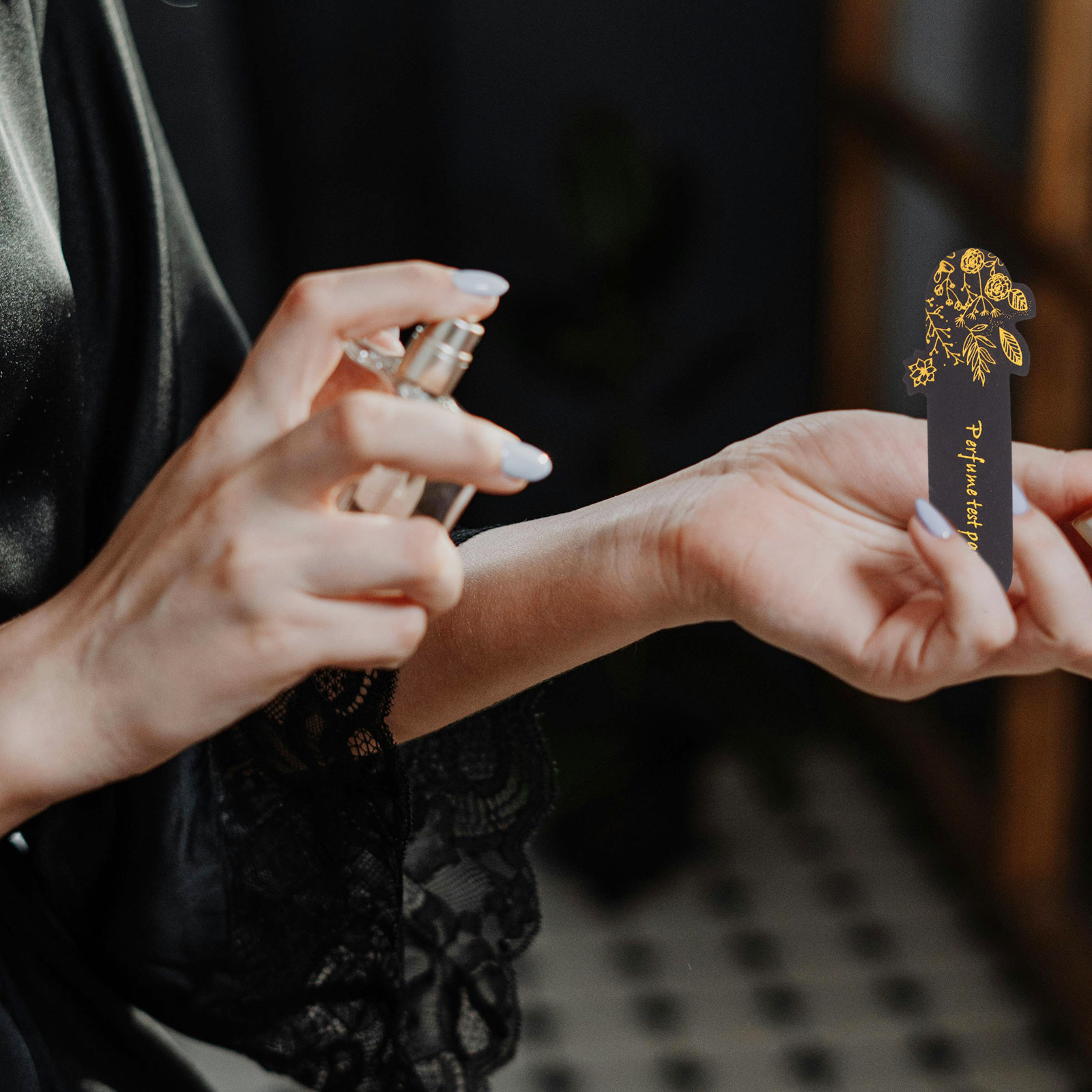 100 stuks zwarte papieren geur - Perfume Fragrance Samples recensie en prijs