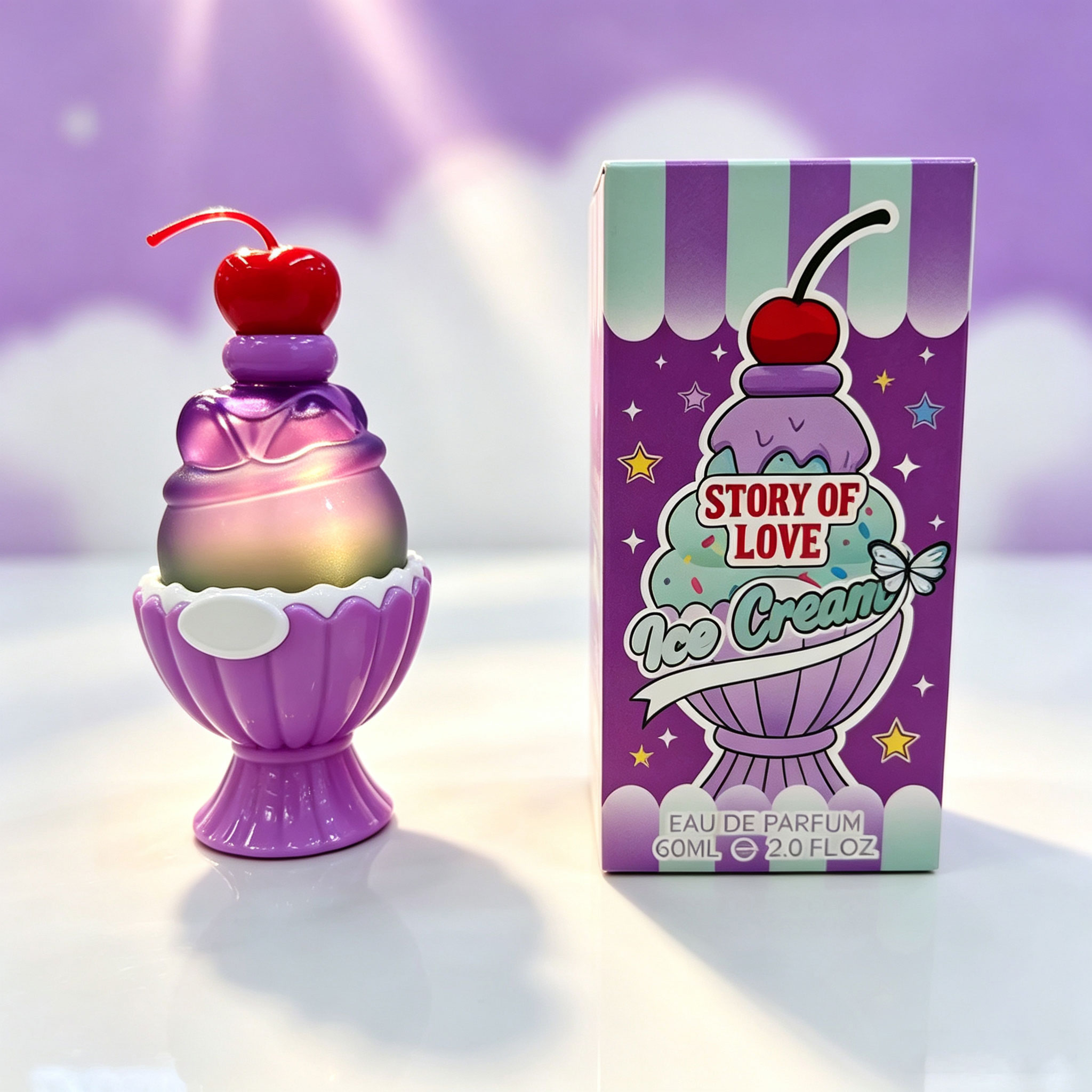 Schattig ijsvormig Eau De Parf - Perfume Fragrance Bottle recensie en prijs