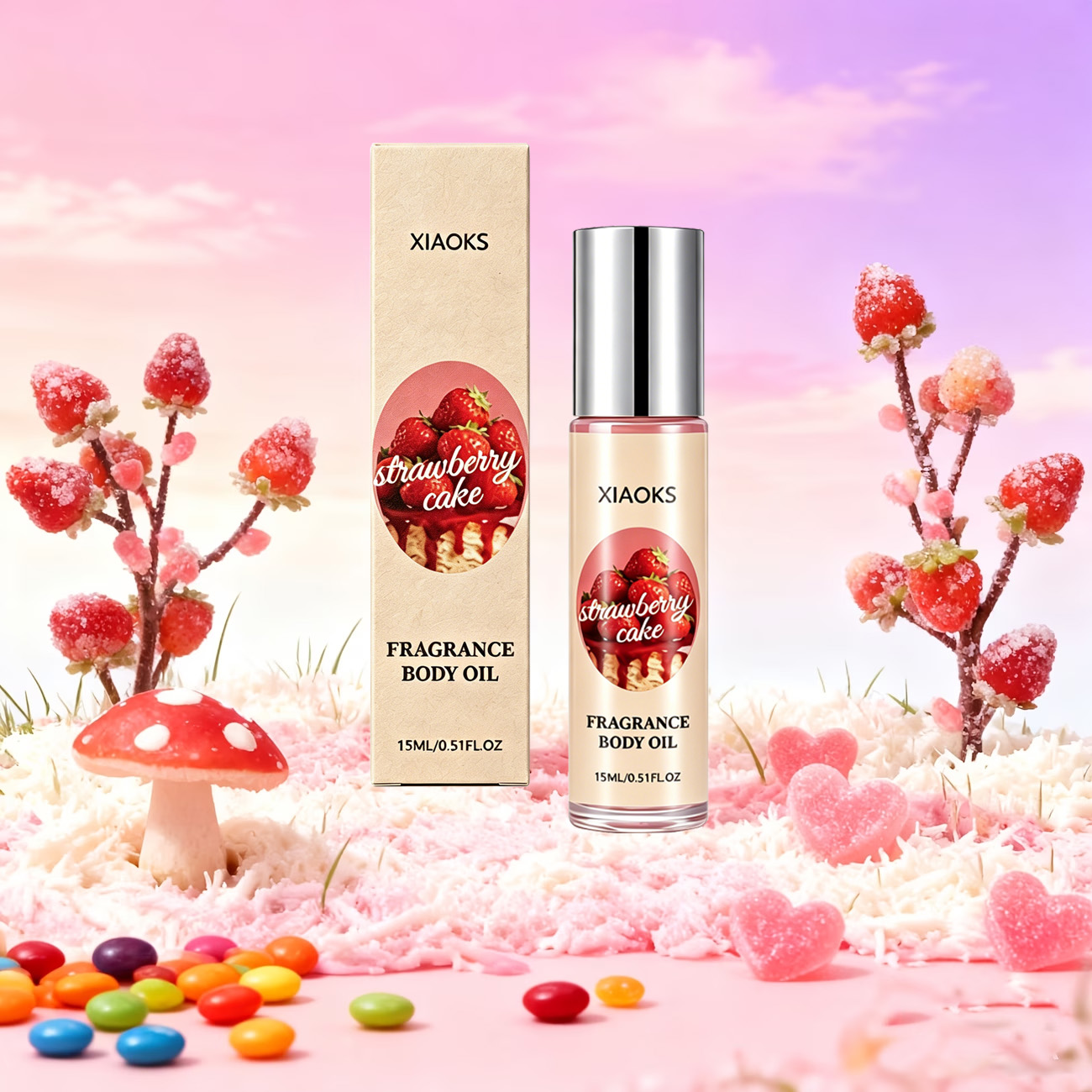 1 fles Strawberry Cake Sweet R - Perfume Fragrance Bottle recensie en prijs