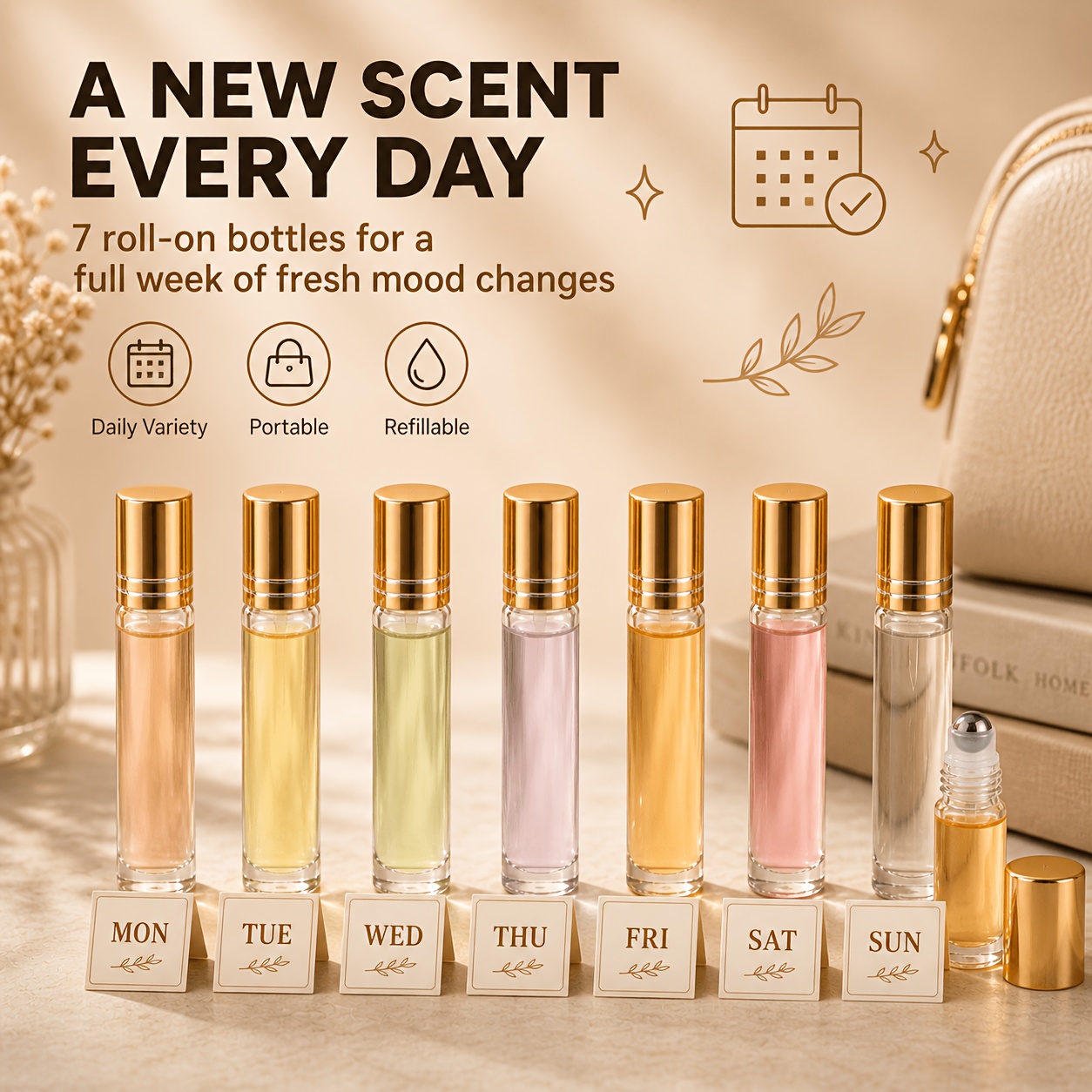 7/14 Stuks Glazen Roll-On Fles - Attar Oil Roll On recensie en prijs